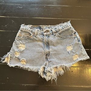 Vintage Levi’s Distressed Shorts
